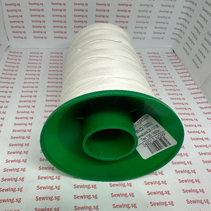 Size #20 (TEX 135 / V138) Bonded Outdoor Sewing Thread – UV Resistant. SERABOND 7003U