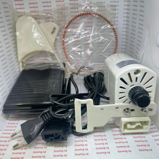 VGK Motor with Foot Control for Sewing machines, 90W, 6000 rpm, 230V, 50 Hz. Complete set.