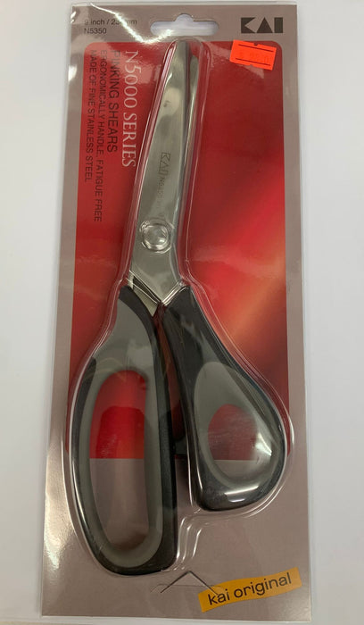 KAI N5350 Pinking Shears; Length 9 inch, 230mm (Zig Zag Scissors)