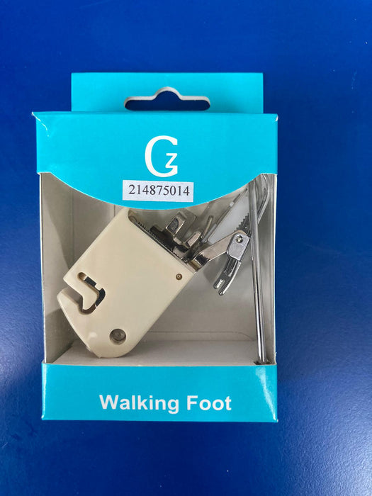 Walking Foot with Quilt Guide - for all domestic sewing machine - 7mm maximum ZigZag width.