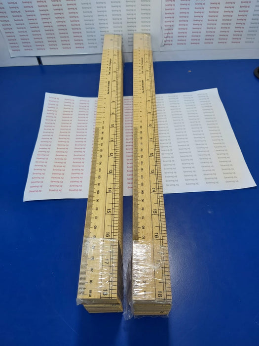 Dress-Making Straight Ruler – 18 Inches / 45 cm (Wood)