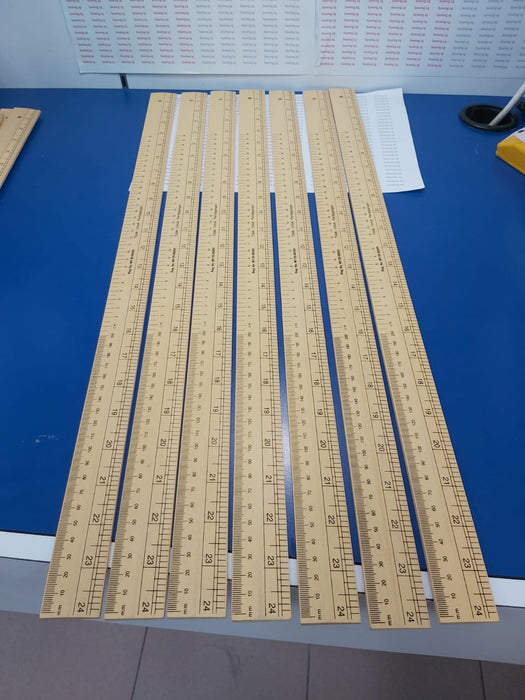Dress-Making Straight Ruler – 24 inches / 60cm (Wood) - Ban Soon Sewing Machine Pte Ltd