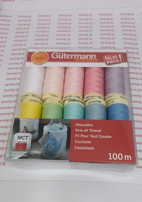 Gütermann Sew-All Thread Set — Art. 734006 Col. 2 (10 × 100 m)