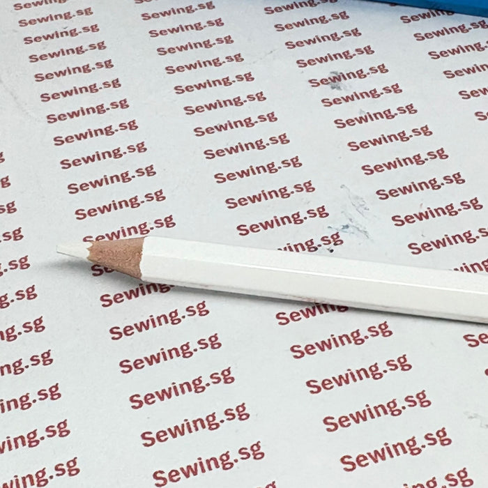 Erasable Tailor’s Pencil Set – Water-Soluble Marking Pencils (Red, Blue, White) - Ban Soon Sewing Machine Pte Ltd