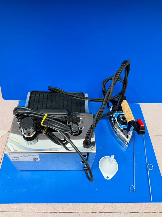 Rotondi MINI 2 INOX Steam Generator with Professional Iron | Stainless Steel Steam Boiler System