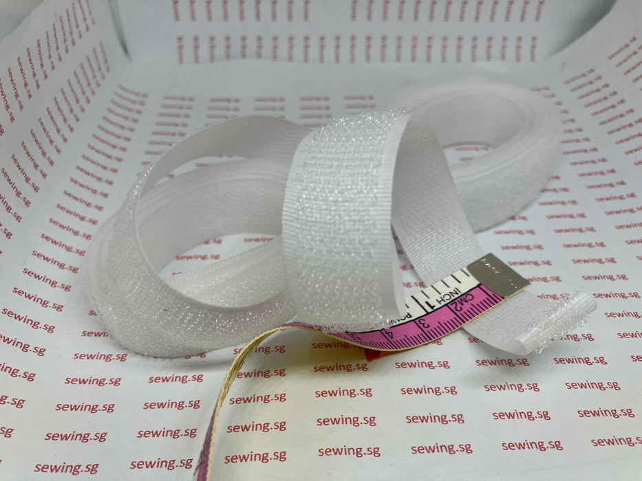Velcro | Magic Tape 3/4 inch & 1 inch width ( BLACK & WHITE))
