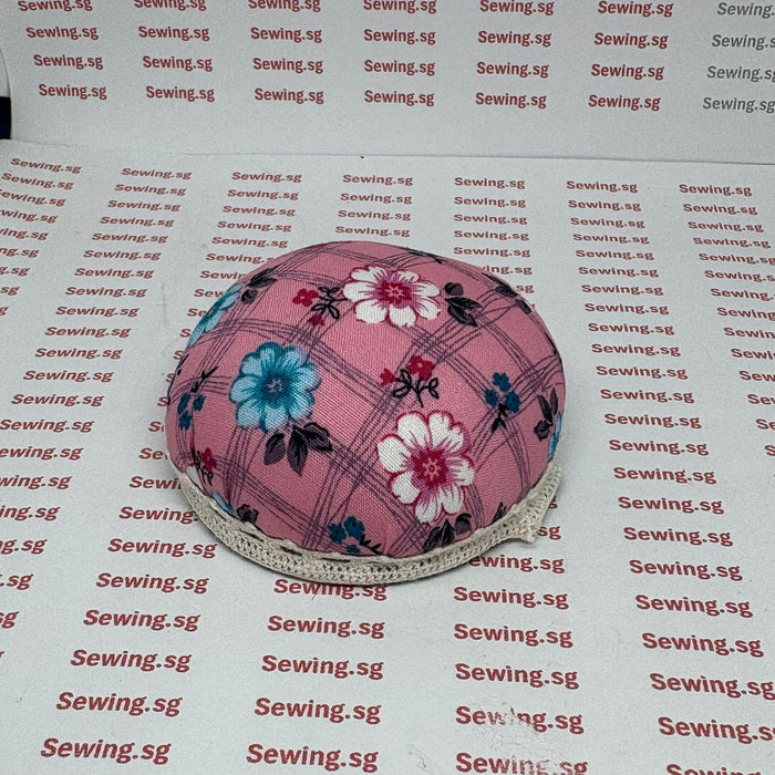 Assorted Flower Print Arm Pin Cushion With Elastic To Tie On Hand