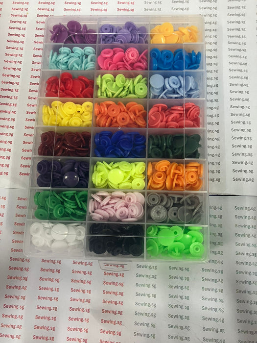 Snap Press Pliers Plastic Snap-On Buttons Fasteners. Installation Punch Poppers Attachment Setting Tools and Snap Buttons set - Ban Soon Sewing Machine Pte Ltd