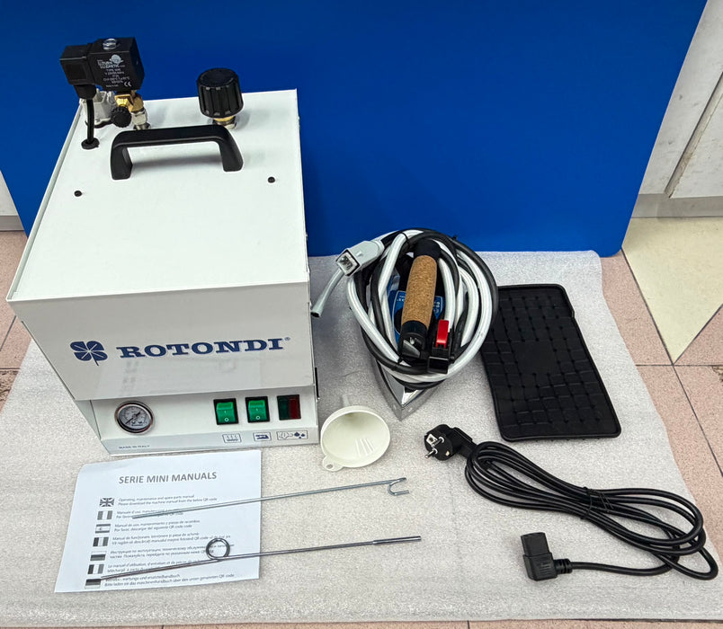 Rotondi MINI 45 Professional Steam Ironing System | 5L Boiler with Steam Iron