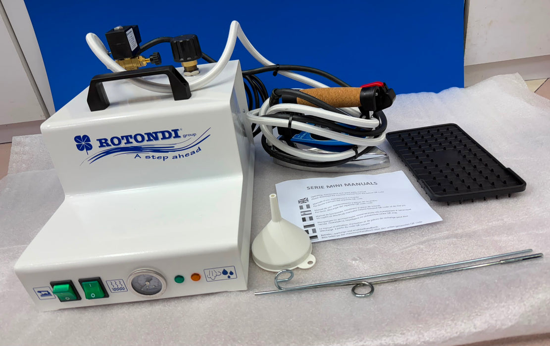 Rotondi MINI 3 INOX Steam Generator with Professional Iron | Stainless Steel Boiler System