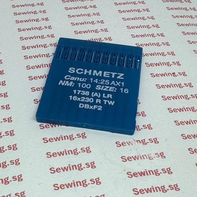 Schmetz DBxF2 Leather Point Industrial Sewing Machine Needles 16