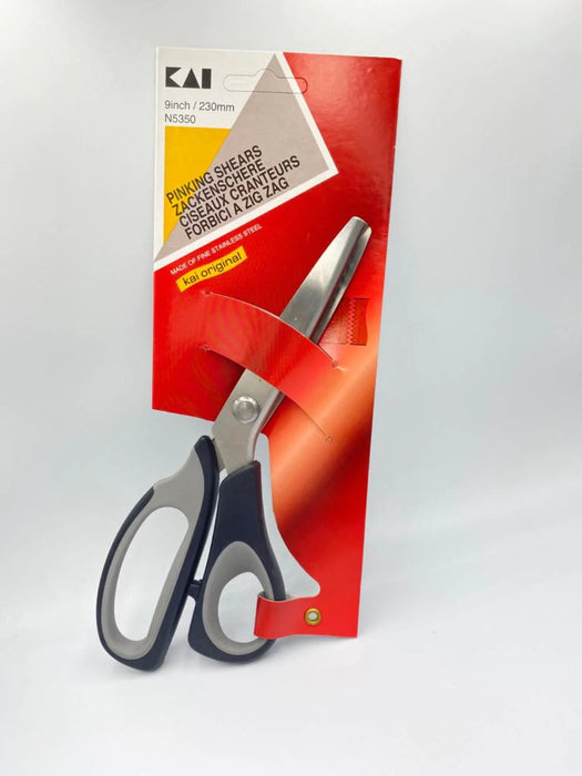 KAI N5350 Pinking Shears; Length 9 inch, 230mm (Zig Zag Scissors)