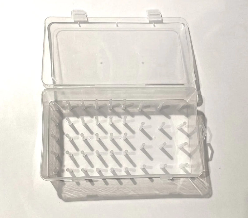 Thread Holder Box Clear View / Clear Storage  Box / Organizer for holding Home Embroidery Sewing Threads and bobbins