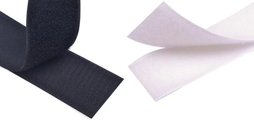 1" Non-Adhesive Velcro Hook & Loop – Black & White (Per Yard) - Ban Soon Sewing Machine Pte Ltd