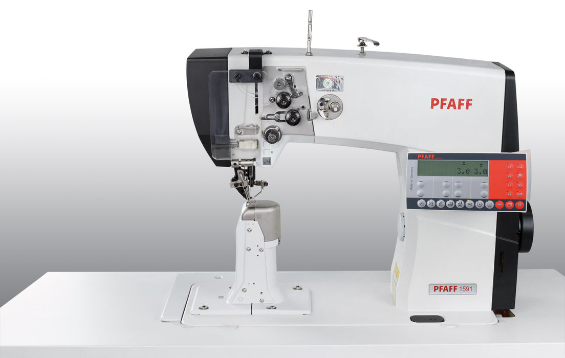 Electronic Single Needle Post-Bed Sewing Machine with Wheel Feed (Right Post)