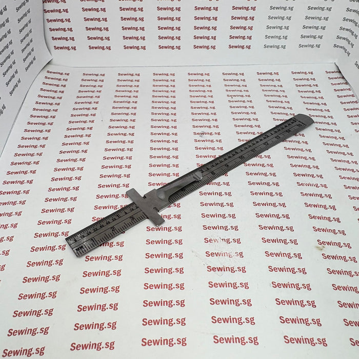 Metal Sewing Gauge / Seam Measuring Ruler – 6" Adjustable Guide-(Online)