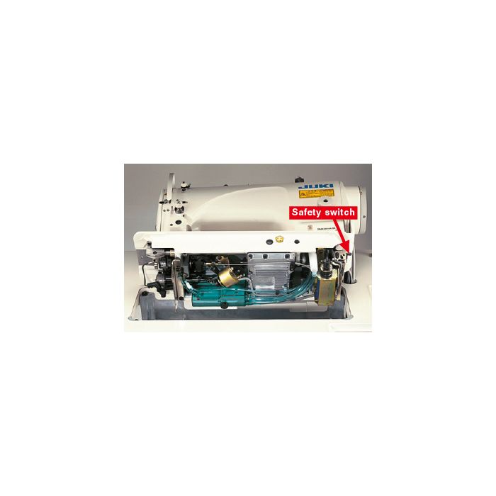 DLN-9010A Needle Feed Lockstitch Sewing Machine with Automatic Thread Trimmer, Safety. JUKI