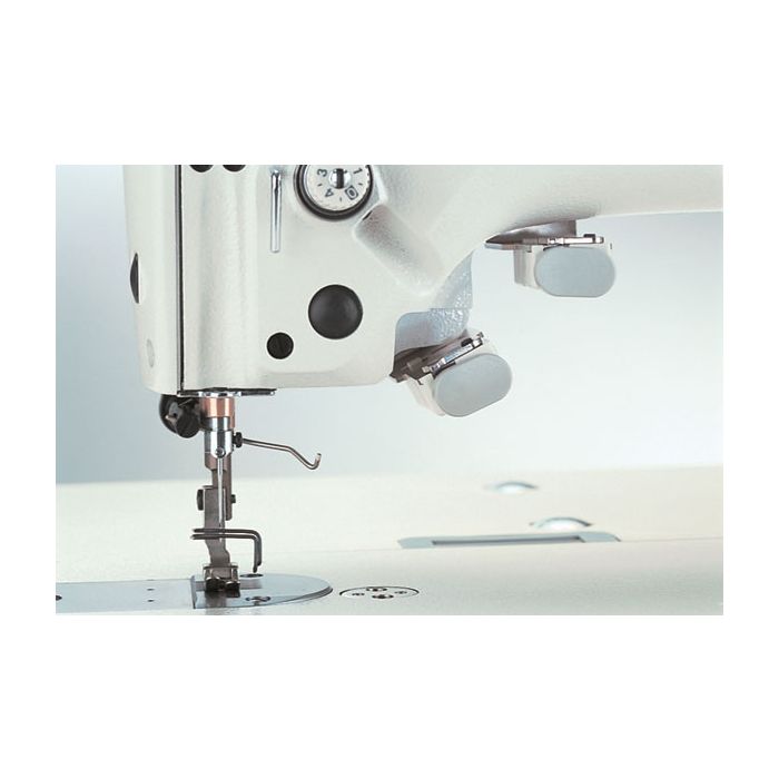 DLN-9010A Needle Feed Lockstitch Sewing Machine with Automatic Thread Trimmer, Wiper Arm. JUKI