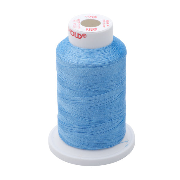Gunold Embroidery Thread - Poly 40-Medium Blue-1000M-