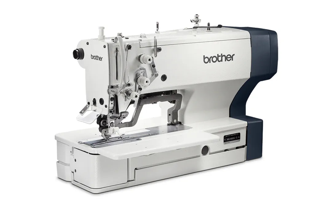 Brother HE-800C Buttonhole Machine | Electronic Direct Drive Industrial Lockstitch Buttonholer