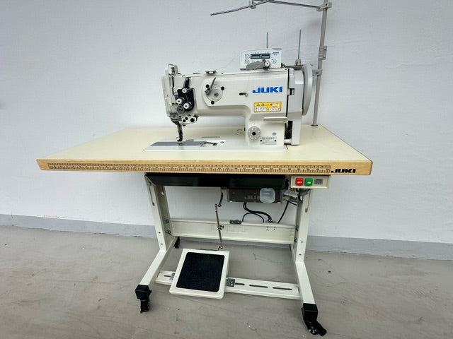 LU1510N70BBZZ / SC922AK / M51 / CP18C Walking Foot Sewing Machine with Servo Motor, Auto Lubrication, Thread Trim, Alternate Foot Lift (DL), M51N High-Torque AC Motor, SC-922AK Control Box, Complete with Tabletop and Stand