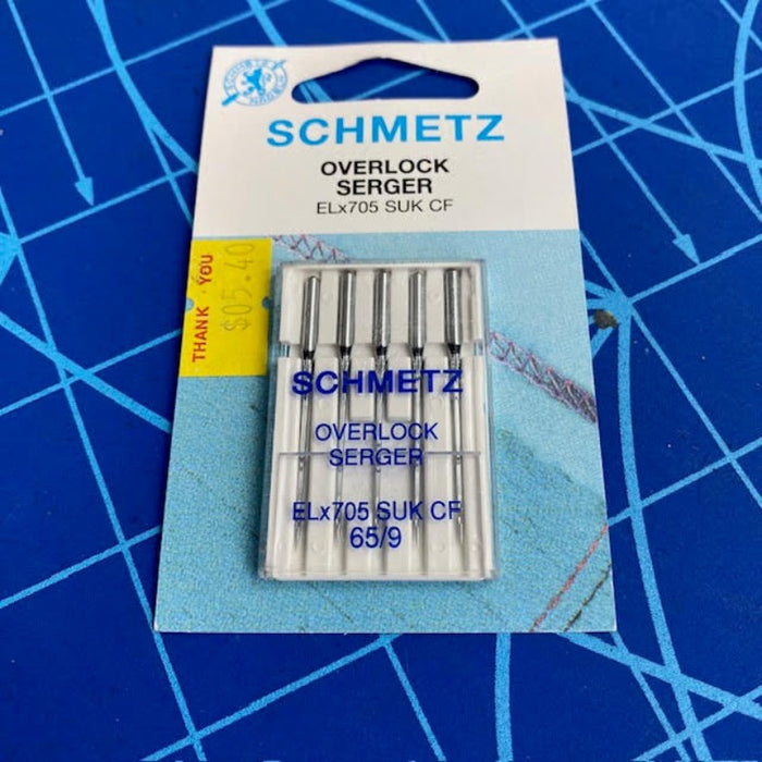 Schmetz Overlock & Serger & Coverstitch  ELx705 SUK CF 65/9