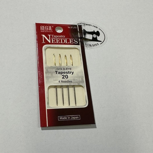 Regal Tapestry Needles Size: 20 | 4 Needles / Hand Needles 