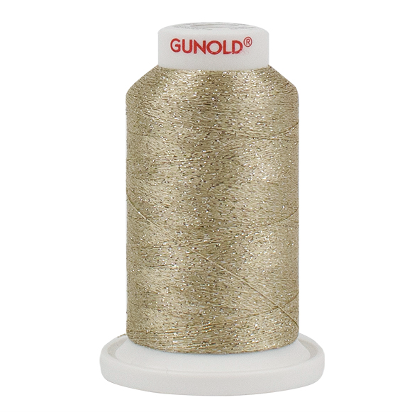 GUNOLD EMBROIDERY THREAD-POLY SPARKLE 30-Beige with Tone On Tone Sparkle-50550