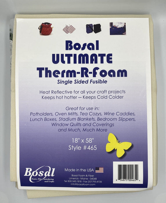 Bosal 465 Single-side Fusible Ultimate Therm-R-Foam 18 inch  x 58 inch