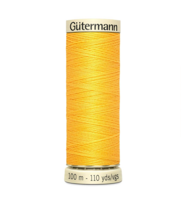 Col. 417 Gutermann Sew All Thread 100m Premium Quality 100% - Golden Yellow