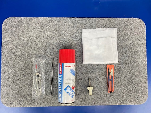 Servicing Kit SK2. Useful tools to keep sewing machine running well. Cleaning Kit