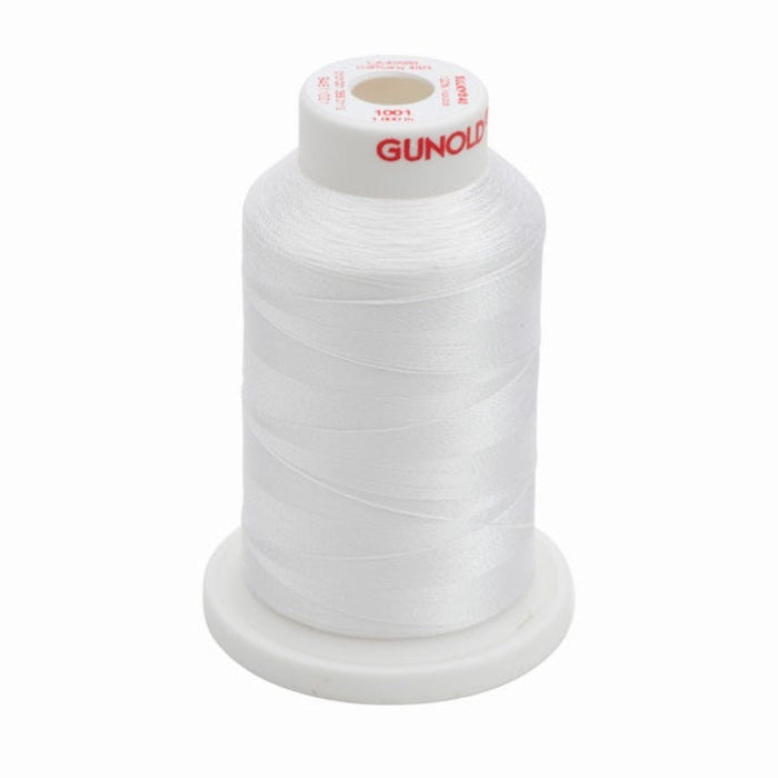 Gunold Embroidery Thread - SULKY 40 - 1000m - 1001 - Bright White