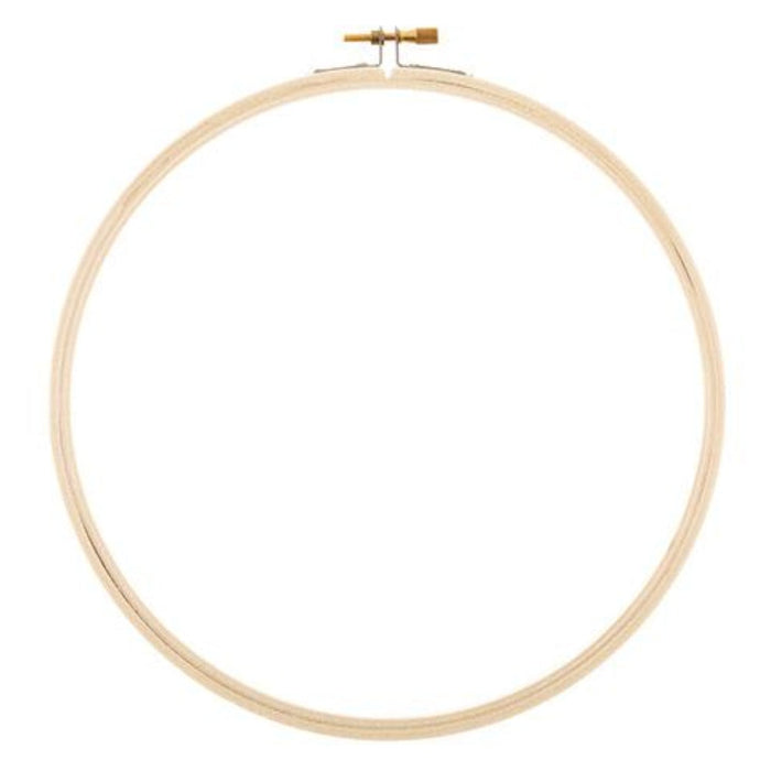 Darice 8" 20cm (Gold) High Quality Round Wooden Embroidery Hoop
