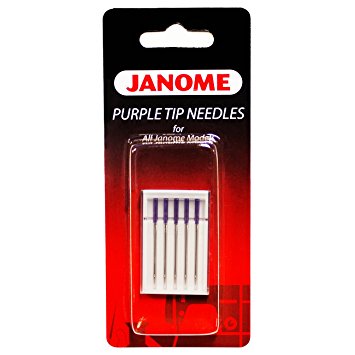 Janome Sewing Machine Needles - Purple Tip Needles (Janome Original)