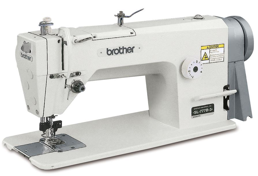 BROTHER SL-777B  Single Needle Lock Stitcher with Side Cutter, Complete Set With Servo Motor ,Table , Stand and Castor Wheels SL-777B  ; 1/4 inch