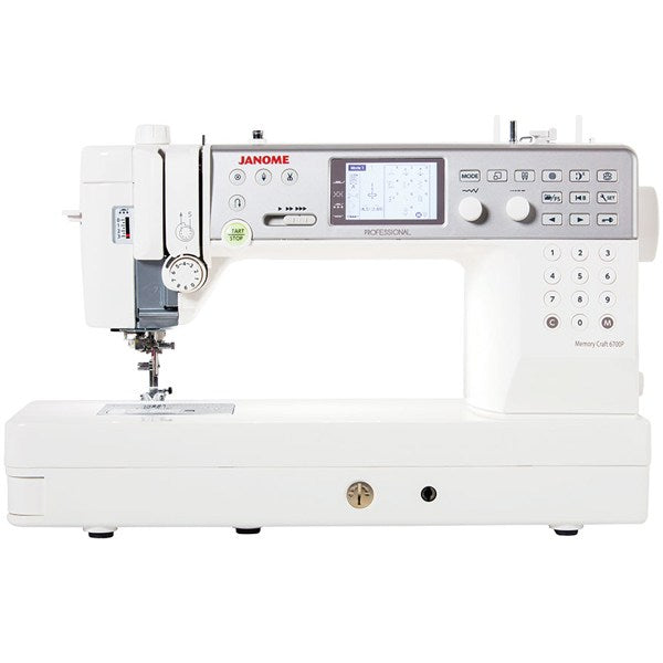 Janome Memory Craft 6700P - Professional Sewing Machine with Semi-Industrial Features (U.P. $2988) + 5 Years Carry-In Warranty