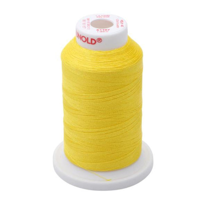 Gunold Embroidery Thread- POLY 40- 1000m- 61187- Mimosa Yellow