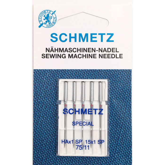 Schmetz Needles, 705B catered for all BERNINA SEWING MACHINES 75/11