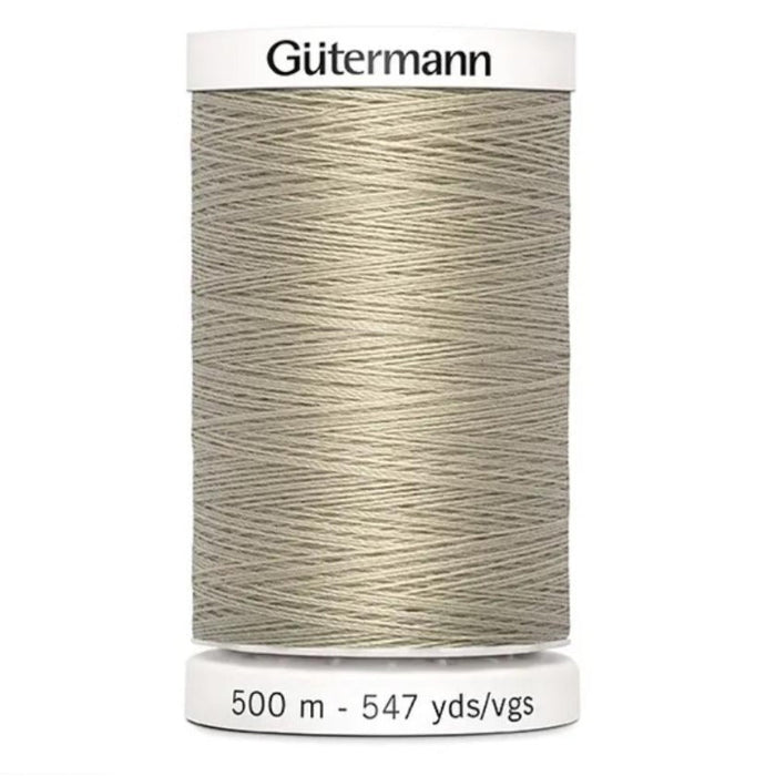 Col. 722 Gutermann Sew All Thread 500m Premium Quality 100% - Champagne Beige Color