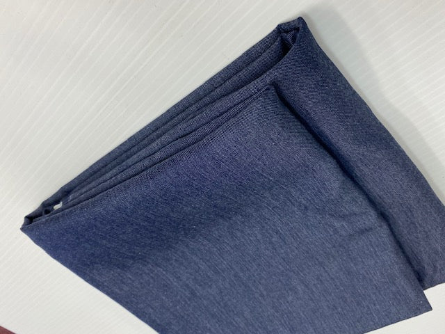 Denim Fabric 100% Cotton, Medium Weight, Soft and Very Comfortable Feel. 1 Yard Packing [ Left with 2 Yards]