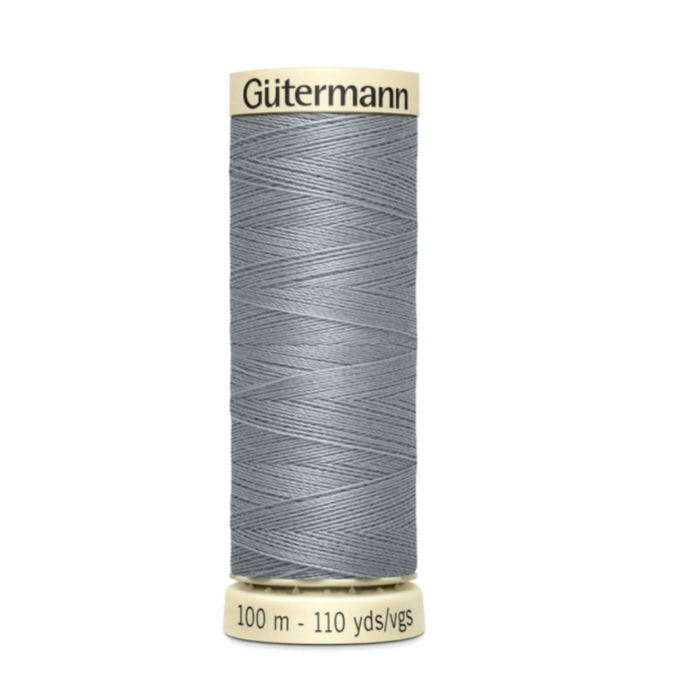 Col. 040 Gutermann Sew All Thread 100m Premium Quality 100% - Grey