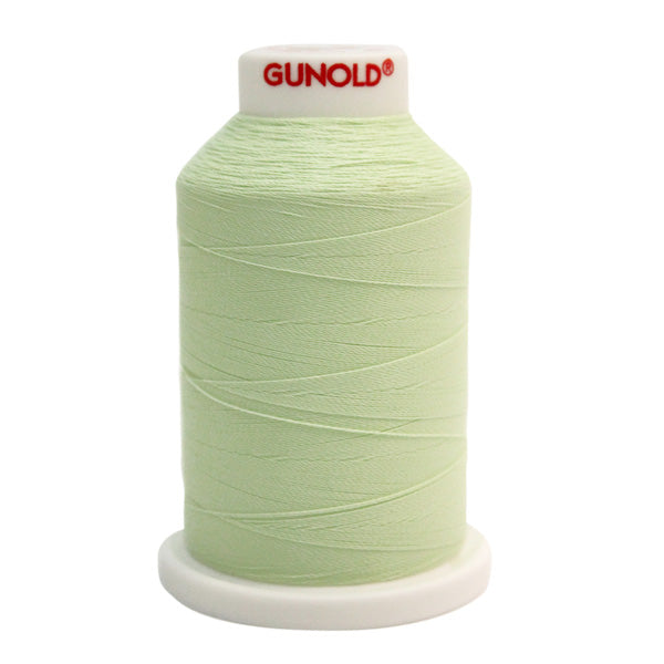 Gunold Embroidery Thread - GLOWY Glow in the Dark - Light Green 47207