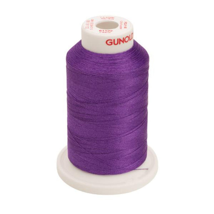 Gunold Embroidery Thread- POLY 40- 1000m- 61122- Purple