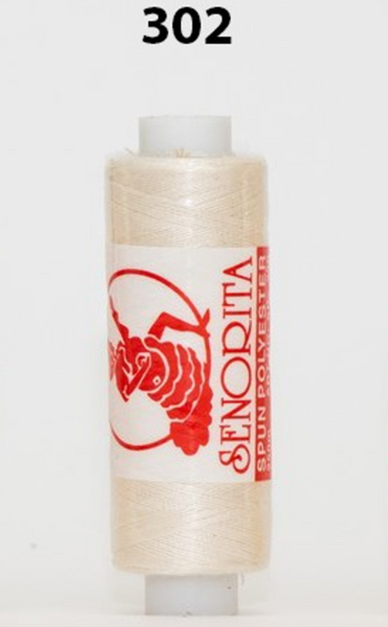 Senorita Sewing Threads (250m) - Col: 300 - 322