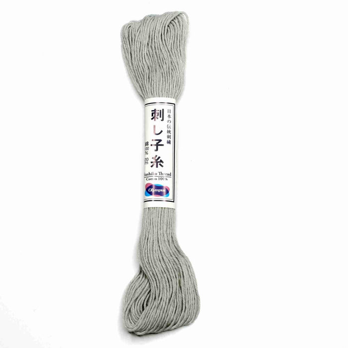 Sashiko Olympus Thread Solid Colour- Col: 28#102 Gray Color