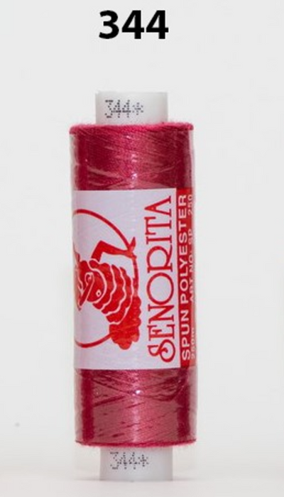 Senorita Sewing Threads (250m) - Col: 323 - 346