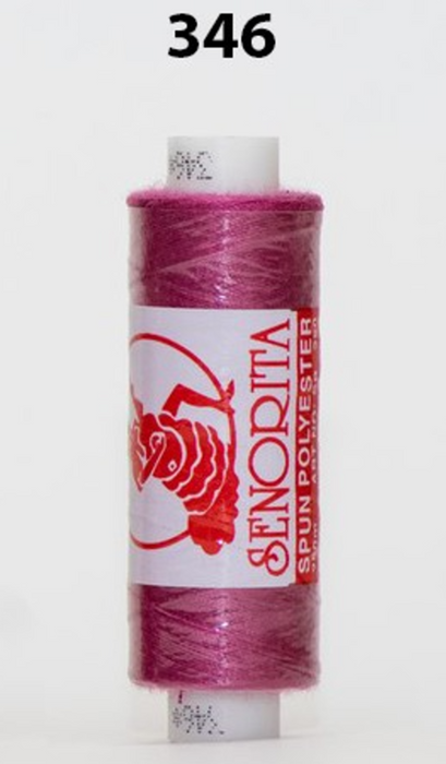 Senorita Sewing Threads (250m) - Col: 323 - 346