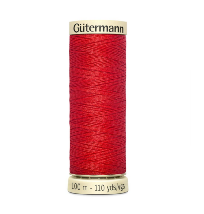 Col. 364 Gutermann Sew All Thread 100m Premium Quality 100% - Bright Orangy Red