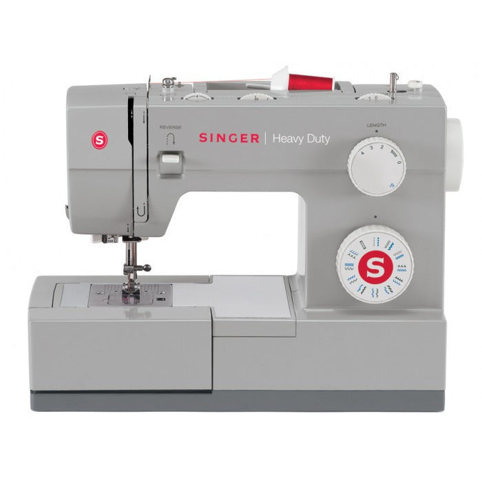 Singer Sewing Machine 4423 Heavy Duty, High Speed & Powerful Sewing Machine, Steel Cladded Working Bed, Full Base Structure for Best Stability. Purchase with FREE BanSoonCare.