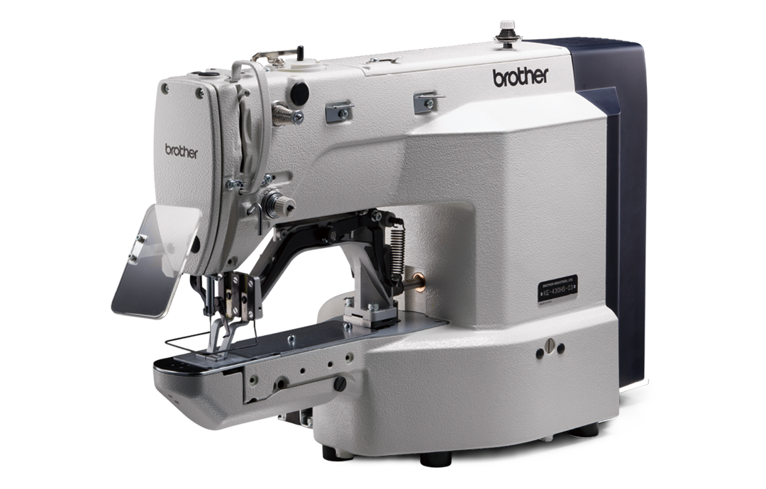 Brother KE-430HS  Electronic Direct Drive Lockstitch Bar Tacker With Short Remaining Thread Complete Set With Table , Stand and Castor Wheels KE-430HS-05 ( Minimum lubrication )